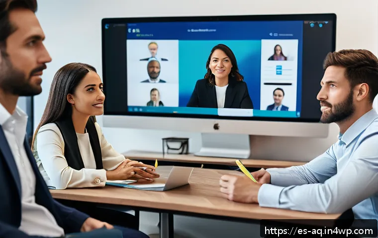 피드백과 직무 성과의 연관성 - A diverse group of professional colleagues in a modern office setting engaged in active listening du...