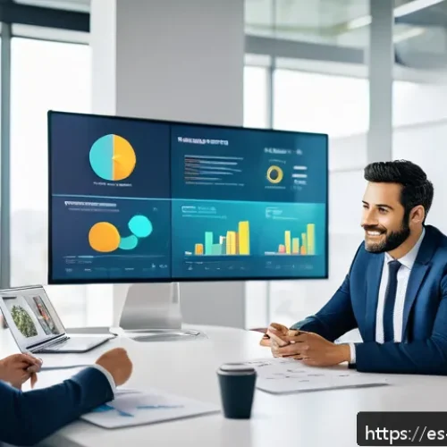 Home 17 피드백의 효과를 높이기 위한 인센티브 시스템 - A diverse professional team in a modern office environment engaged in an open feedback session, with...